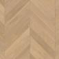 Preview: Parador Parkett Trendtime 10 Eiche weiß matt lackiert Natur Chevron-Stab